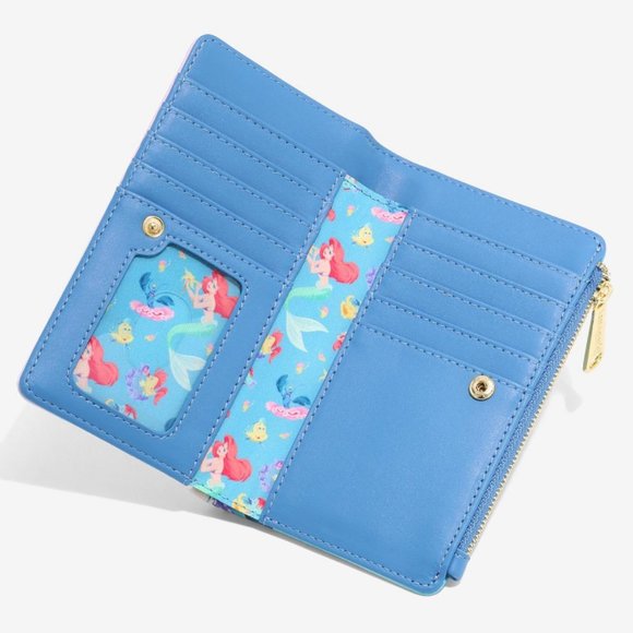 Loungefly Disney The Little Mermaid Beach Portrait Mini Backpack & Wallet main image 6
